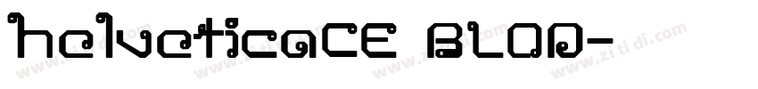 helveticaCE BLOD字体转换